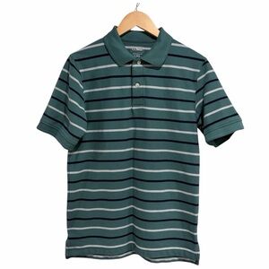 L.L. Bean Men's Striped Traditional Fit Short Sleeve Polo 100% Cotton